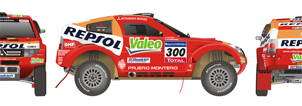 Stephan Peterhansel | Mitsubishi Pajero Dakar Winner