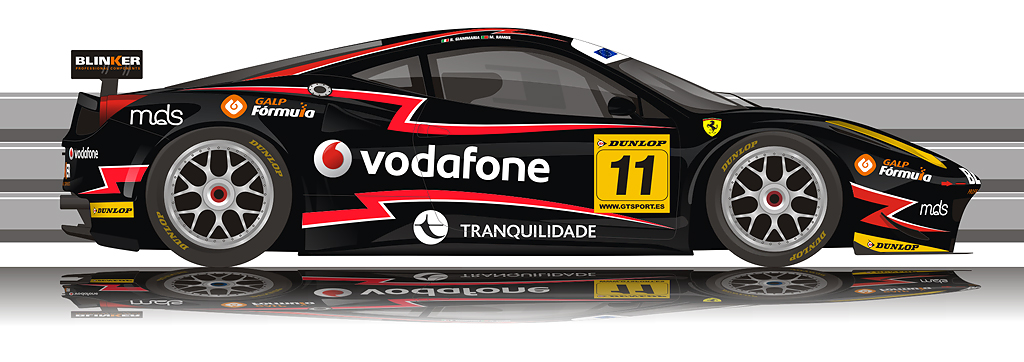  Miguel Ramos - Raffaele Gianmaria | FIA GT3 Ferrari 458 Italia