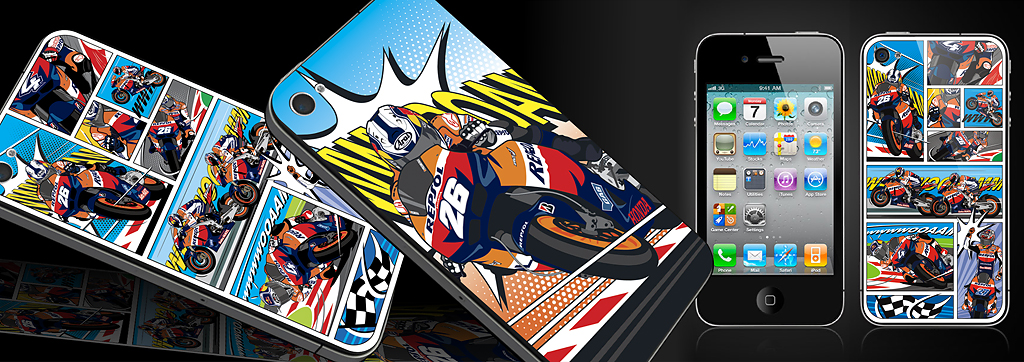 Repsol - iPhone 4 Cover Illustrations